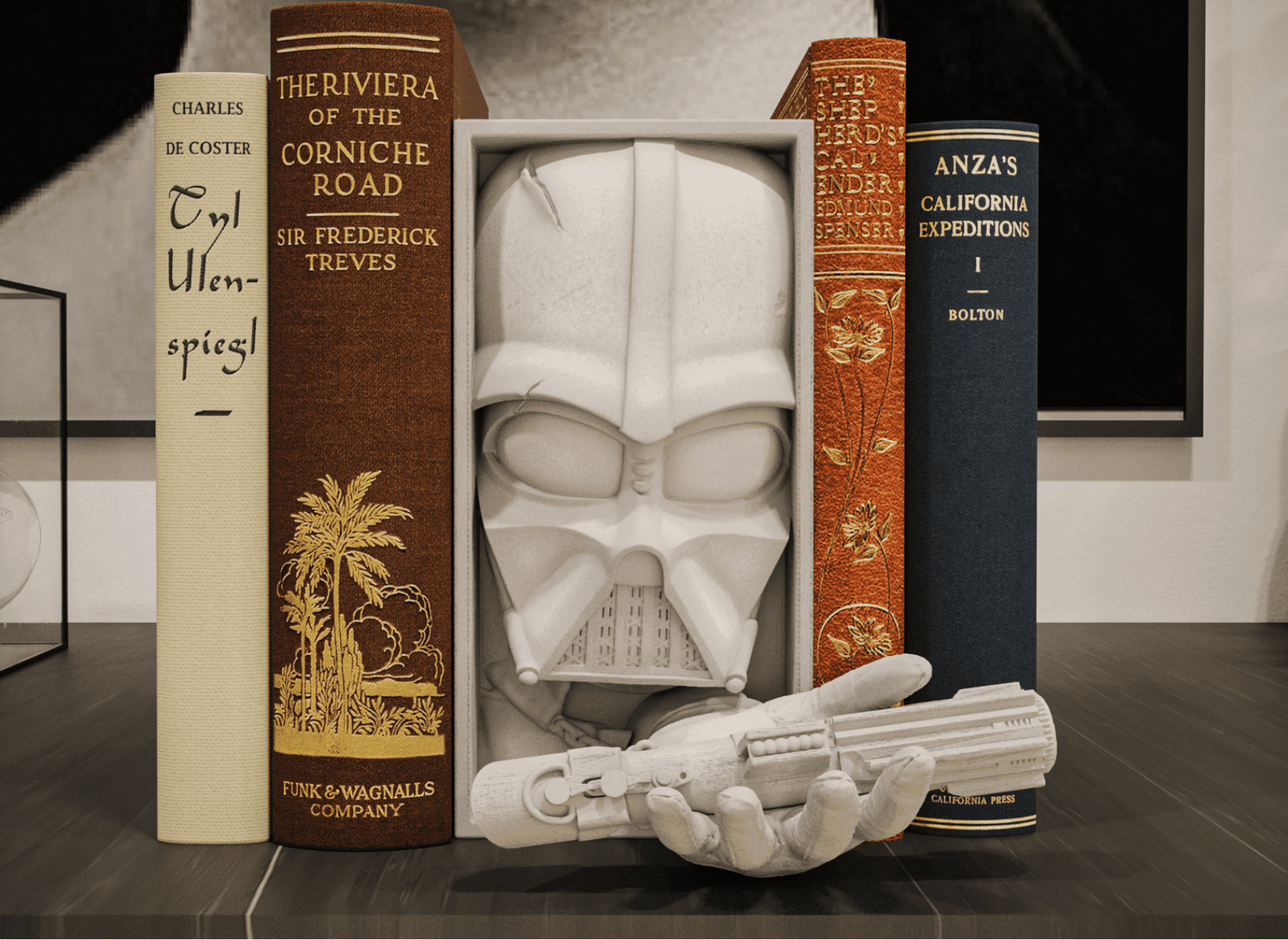 Book nook inspired by Darth Vader, Dark Lord of the Sith