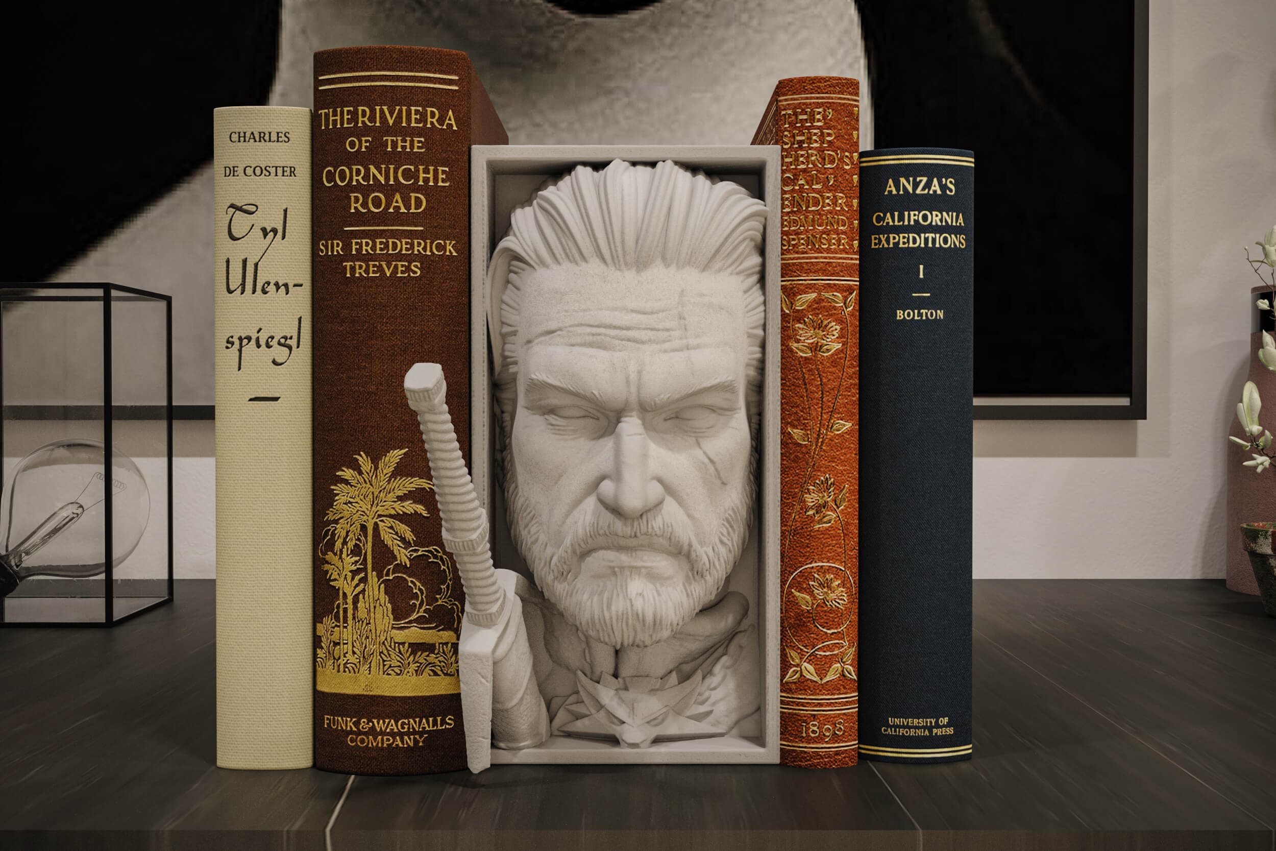 Book nook inspired by Geralt of Rivia