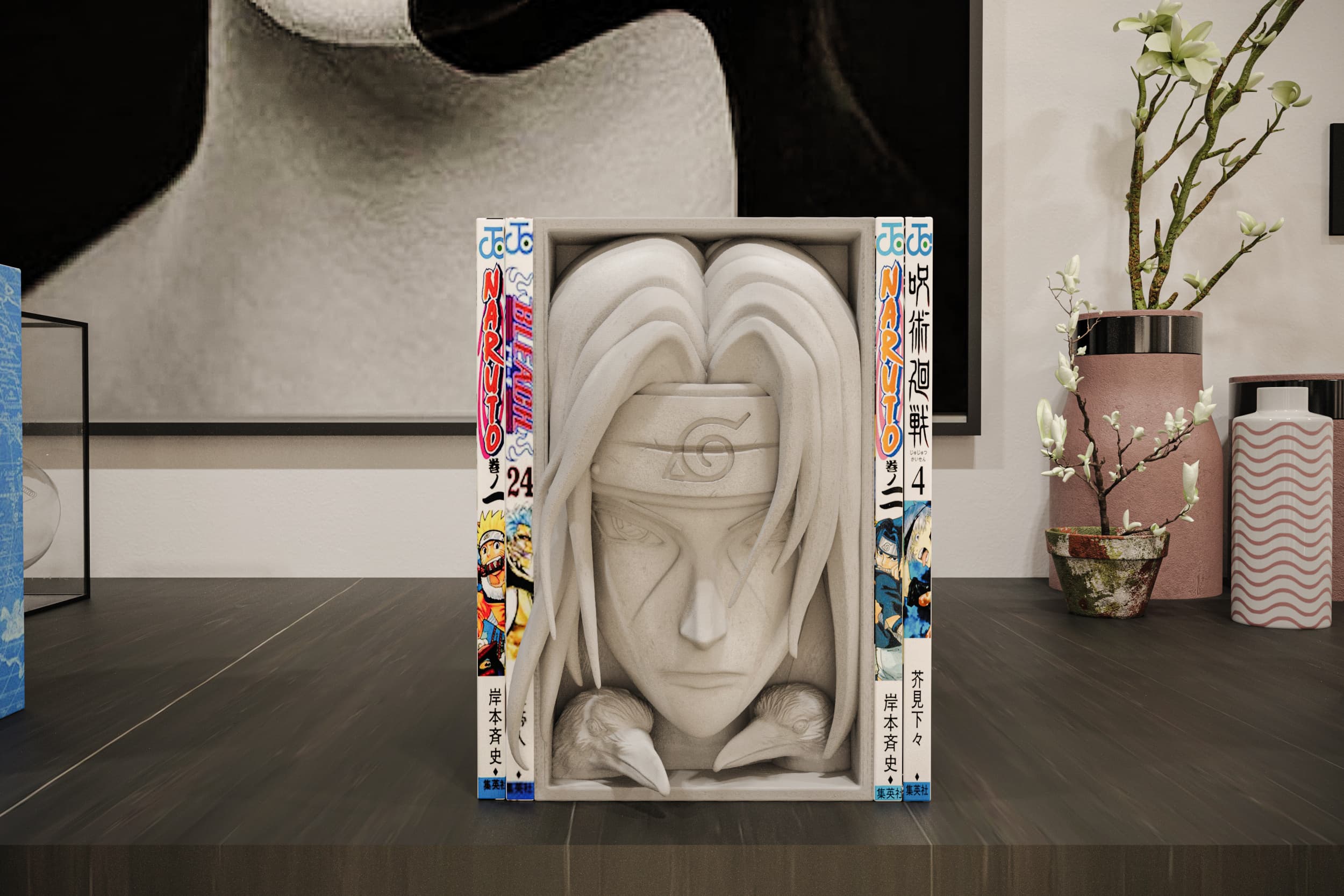 Book nook inspired by Itachi Uchiha